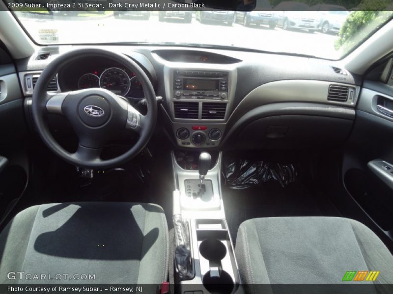 Dark Gray Metallic / Carbon Black 2009 Subaru Impreza 2.5i Sedan