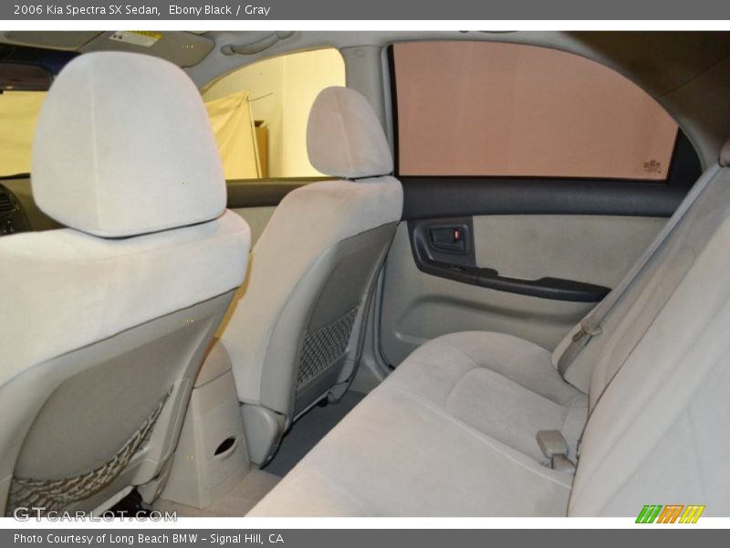 Ebony Black / Gray 2006 Kia Spectra SX Sedan