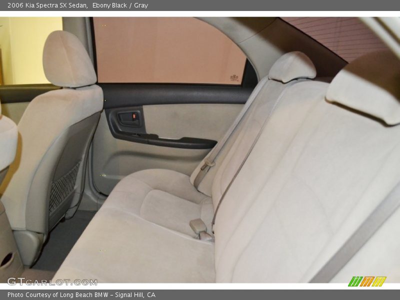 Ebony Black / Gray 2006 Kia Spectra SX Sedan