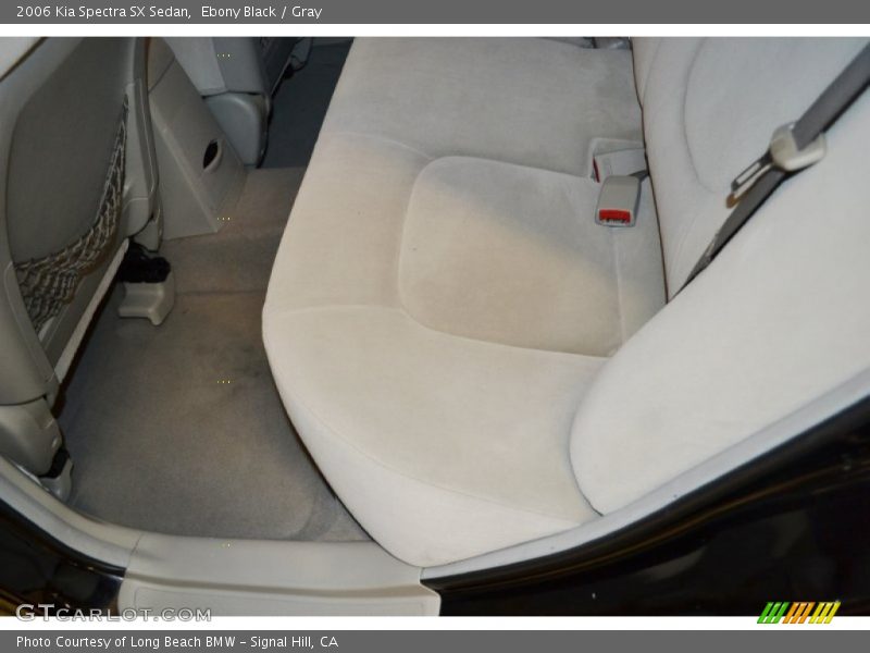 Ebony Black / Gray 2006 Kia Spectra SX Sedan