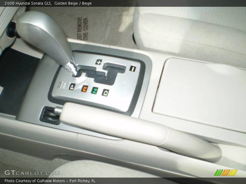 Golden Beige / Beige 2008 Hyundai Sonata GLS