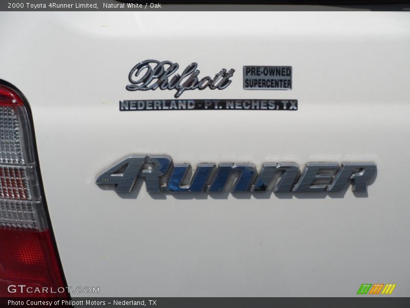 Natural White / Oak 2000 Toyota 4Runner Limited