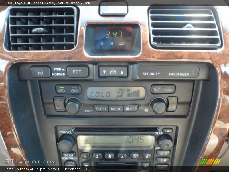 Controls of 2000 4Runner Limited