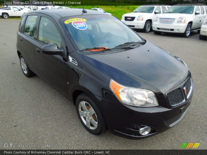 Carbon Black Metallic / Charcoal 2009 Pontiac G3