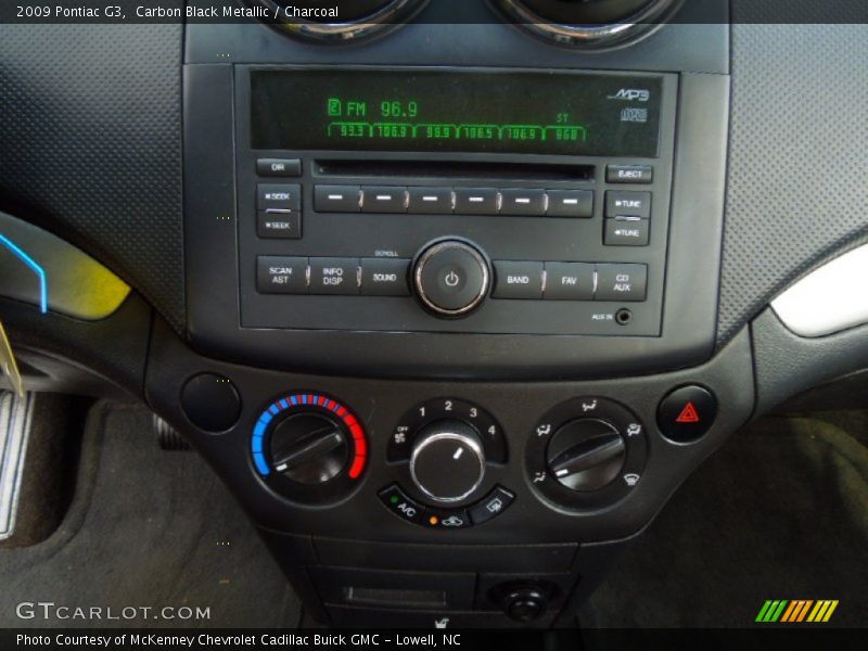 Carbon Black Metallic / Charcoal 2009 Pontiac G3