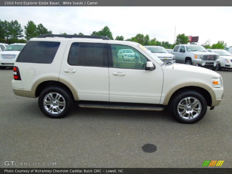 White Suede / Camel 2009 Ford Explorer Eddie Bauer