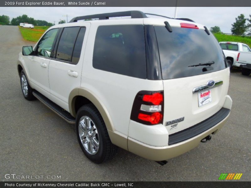 White Suede / Camel 2009 Ford Explorer Eddie Bauer