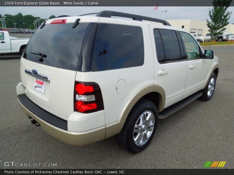 White Suede / Camel 2009 Ford Explorer Eddie Bauer