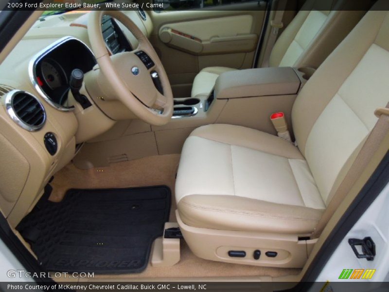 White Suede / Camel 2009 Ford Explorer Eddie Bauer