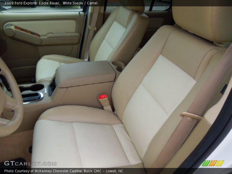 White Suede / Camel 2009 Ford Explorer Eddie Bauer