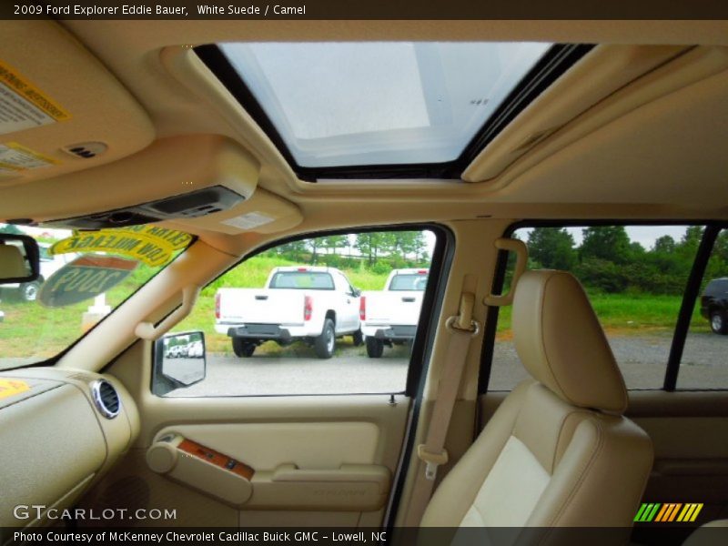 White Suede / Camel 2009 Ford Explorer Eddie Bauer