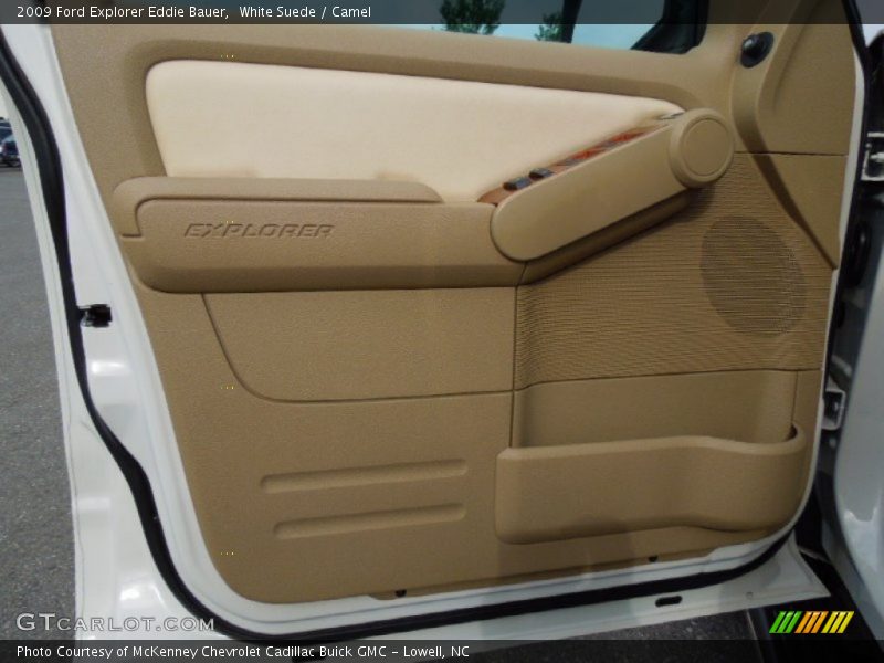 White Suede / Camel 2009 Ford Explorer Eddie Bauer