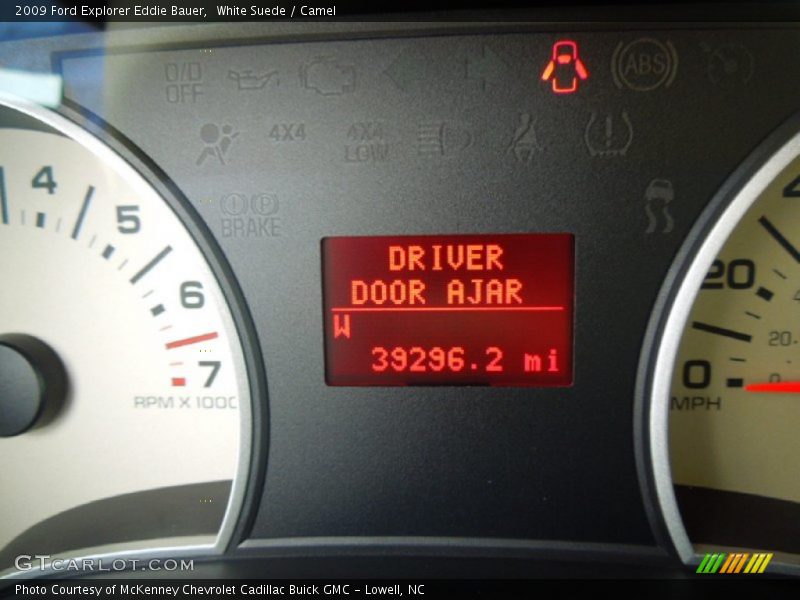 White Suede / Camel 2009 Ford Explorer Eddie Bauer