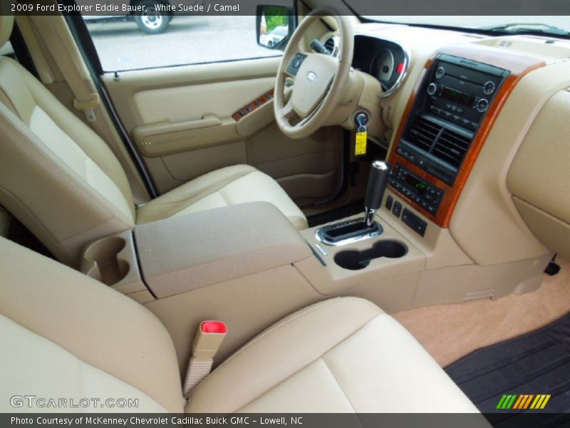 White Suede / Camel 2009 Ford Explorer Eddie Bauer