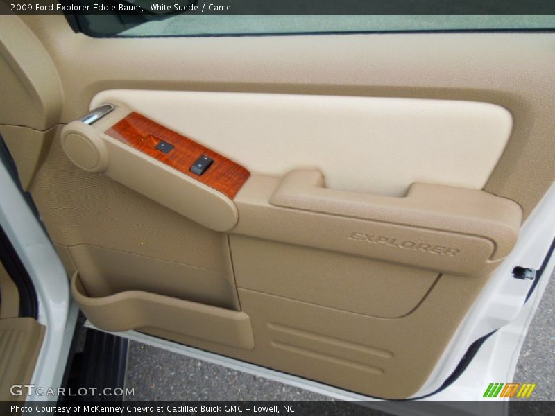 White Suede / Camel 2009 Ford Explorer Eddie Bauer