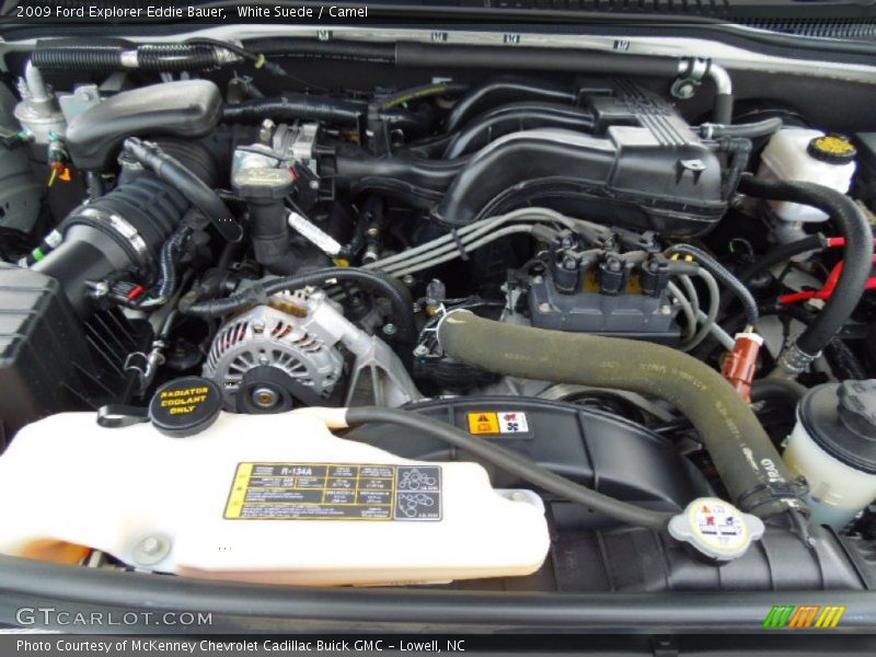 White Suede / Camel 2009 Ford Explorer Eddie Bauer