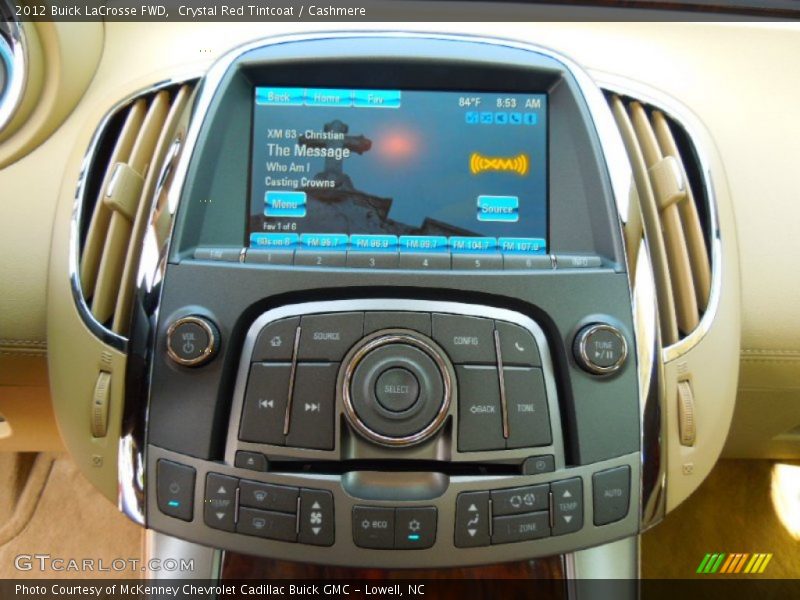 Crystal Red Tintcoat / Cashmere 2012 Buick LaCrosse FWD