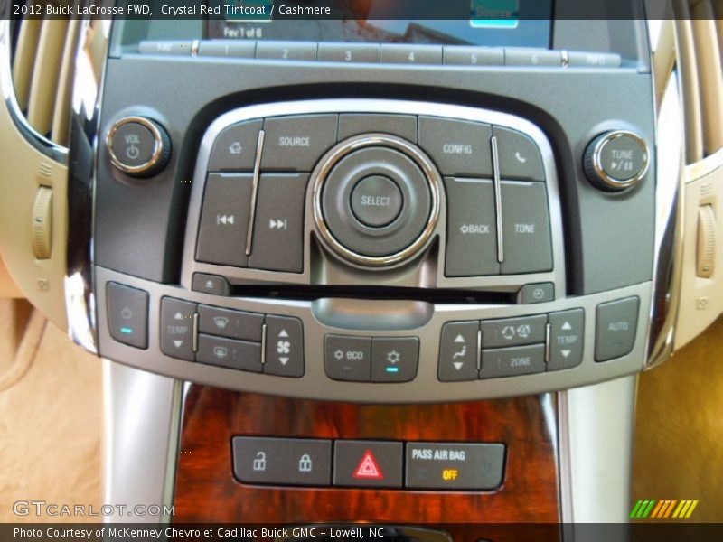 Crystal Red Tintcoat / Cashmere 2012 Buick LaCrosse FWD