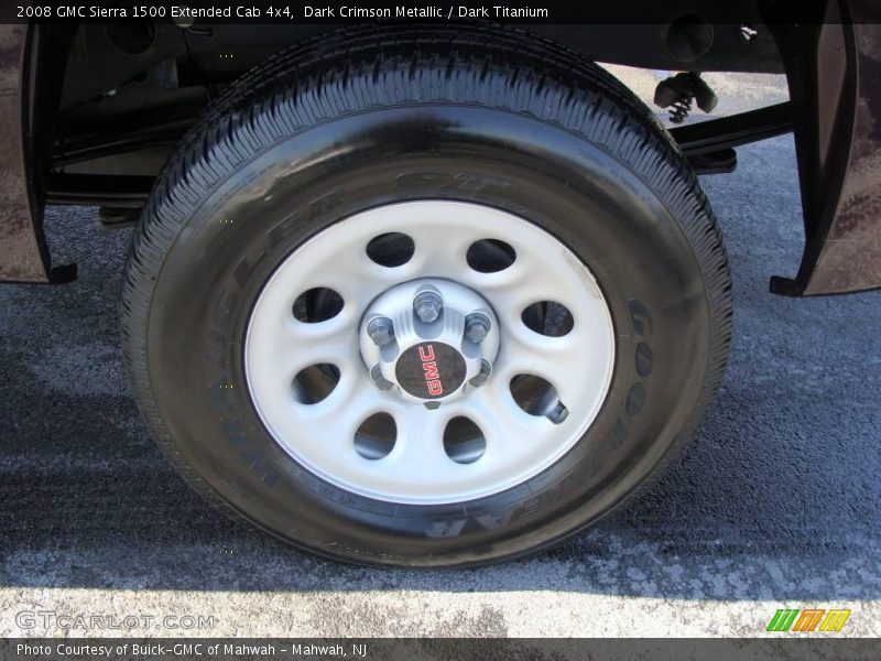 Dark Crimson Metallic / Dark Titanium 2008 GMC Sierra 1500 Extended Cab 4x4