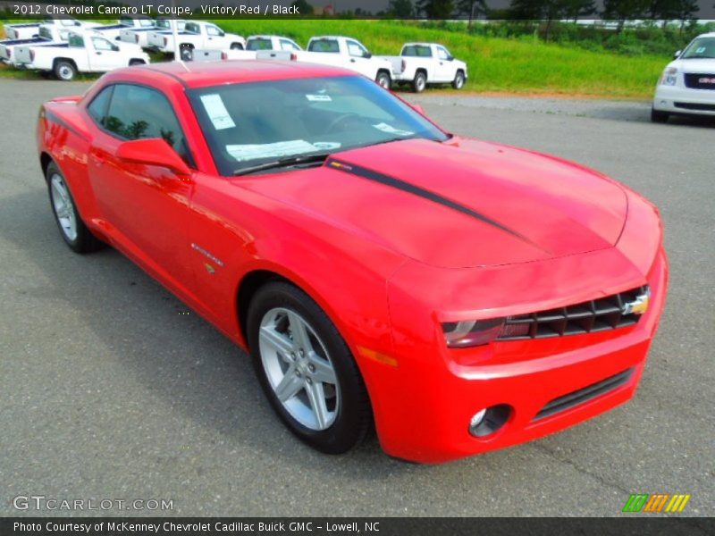 Victory Red / Black 2012 Chevrolet Camaro LT Coupe