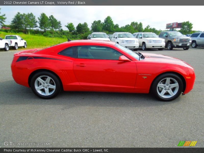 Victory Red / Black 2012 Chevrolet Camaro LT Coupe