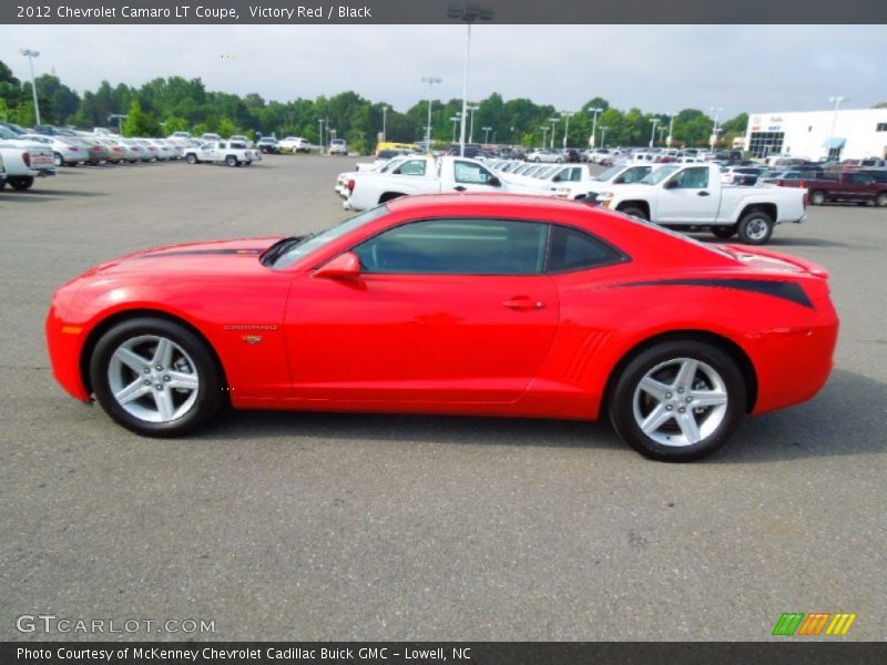 Victory Red / Black 2012 Chevrolet Camaro LT Coupe