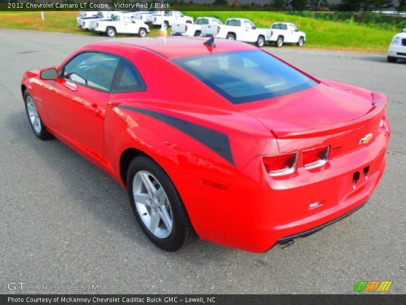 Victory Red / Black 2012 Chevrolet Camaro LT Coupe