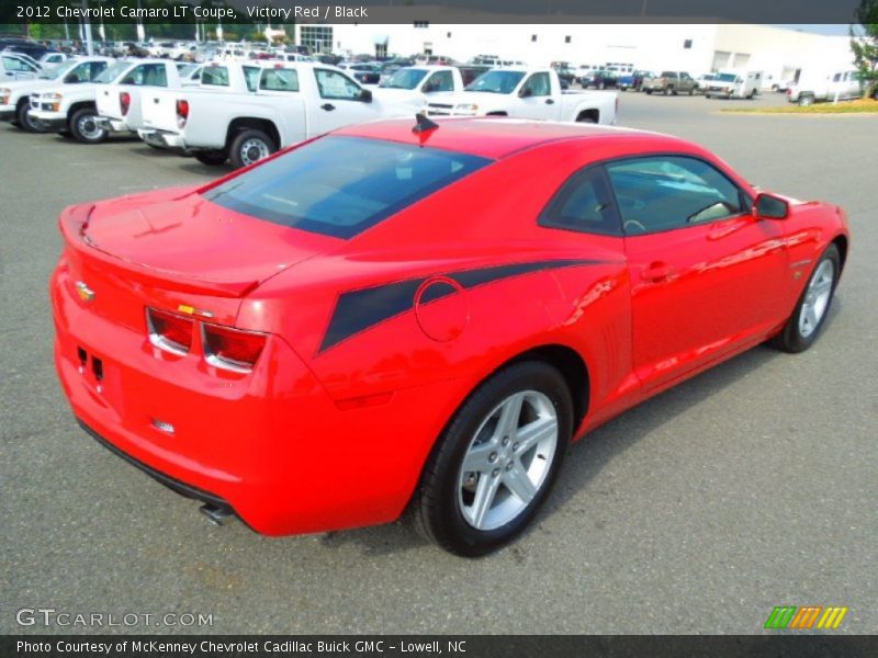 Victory Red / Black 2012 Chevrolet Camaro LT Coupe