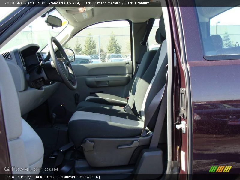Dark Crimson Metallic / Dark Titanium 2008 GMC Sierra 1500 Extended Cab 4x4