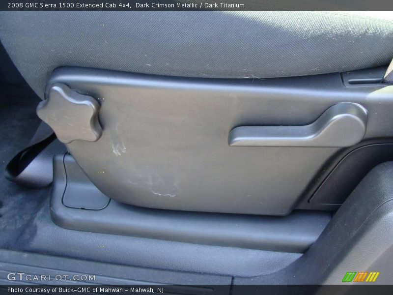 Dark Crimson Metallic / Dark Titanium 2008 GMC Sierra 1500 Extended Cab 4x4
