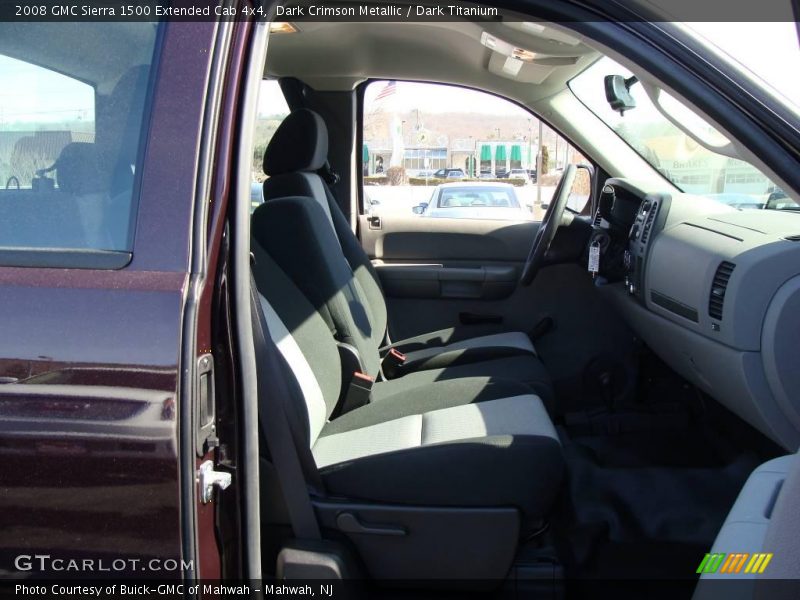 Dark Crimson Metallic / Dark Titanium 2008 GMC Sierra 1500 Extended Cab 4x4