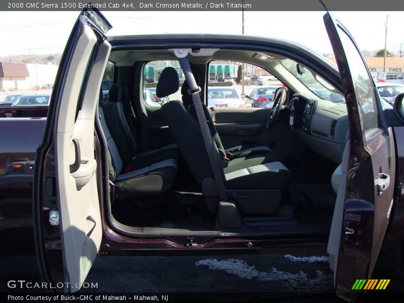 Dark Crimson Metallic / Dark Titanium 2008 GMC Sierra 1500 Extended Cab 4x4