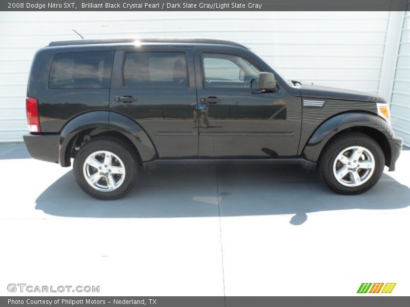 Brilliant Black Crystal Pearl / Dark Slate Gray/Light Slate Gray 2008 Dodge Nitro SXT