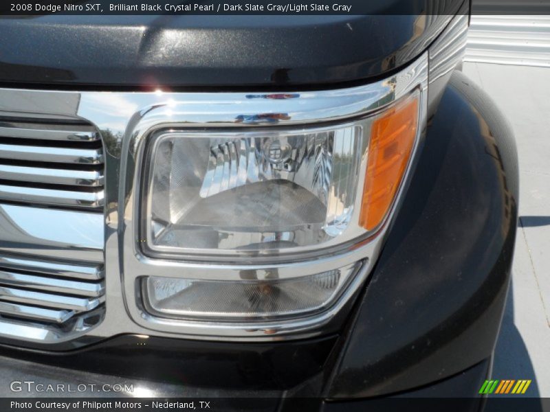 Brilliant Black Crystal Pearl / Dark Slate Gray/Light Slate Gray 2008 Dodge Nitro SXT