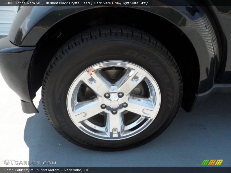 Brilliant Black Crystal Pearl / Dark Slate Gray/Light Slate Gray 2008 Dodge Nitro SXT