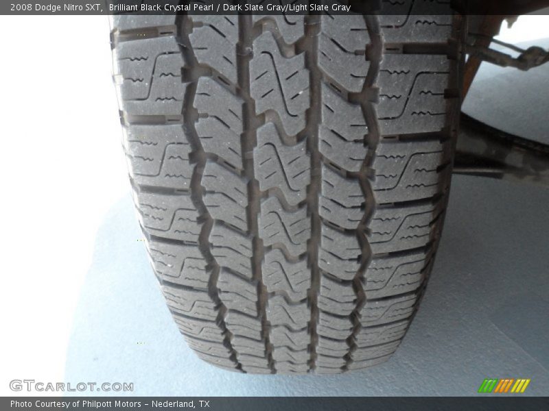 Brilliant Black Crystal Pearl / Dark Slate Gray/Light Slate Gray 2008 Dodge Nitro SXT