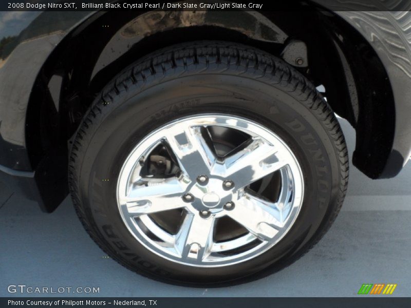 Brilliant Black Crystal Pearl / Dark Slate Gray/Light Slate Gray 2008 Dodge Nitro SXT
