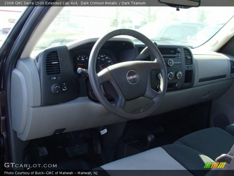 Dark Crimson Metallic / Dark Titanium 2008 GMC Sierra 1500 Extended Cab 4x4