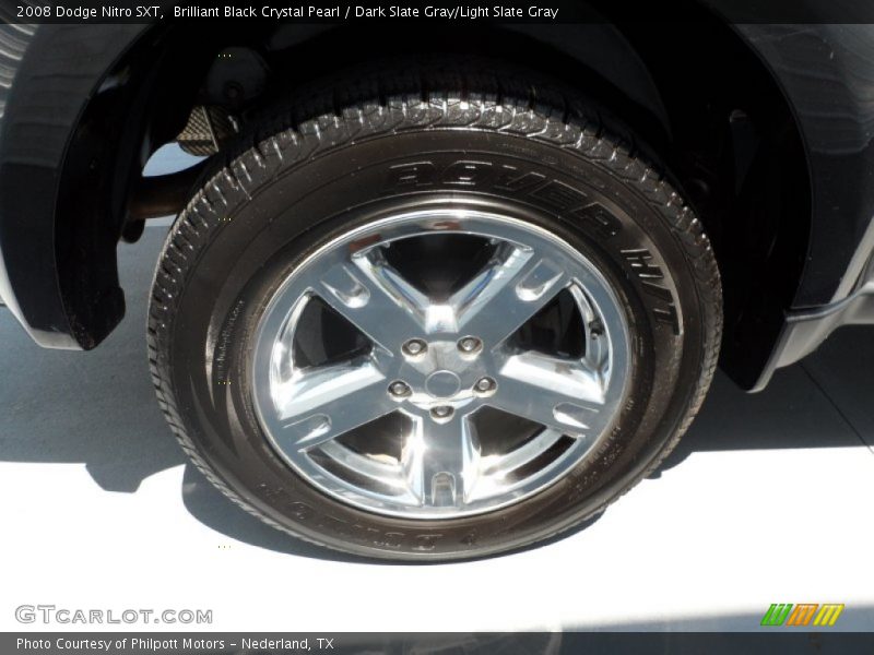 Brilliant Black Crystal Pearl / Dark Slate Gray/Light Slate Gray 2008 Dodge Nitro SXT