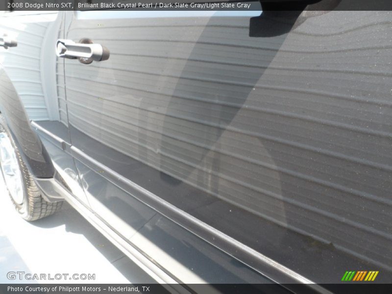 Brilliant Black Crystal Pearl / Dark Slate Gray/Light Slate Gray 2008 Dodge Nitro SXT