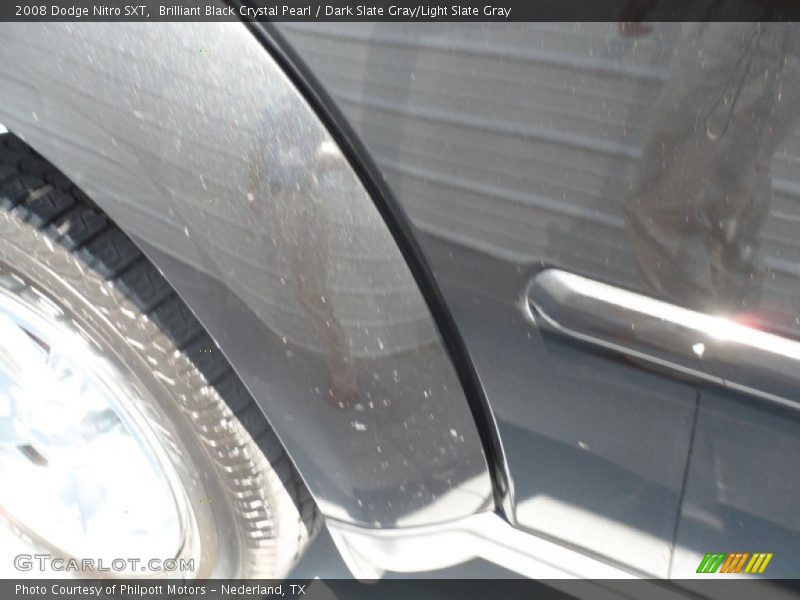 Brilliant Black Crystal Pearl / Dark Slate Gray/Light Slate Gray 2008 Dodge Nitro SXT