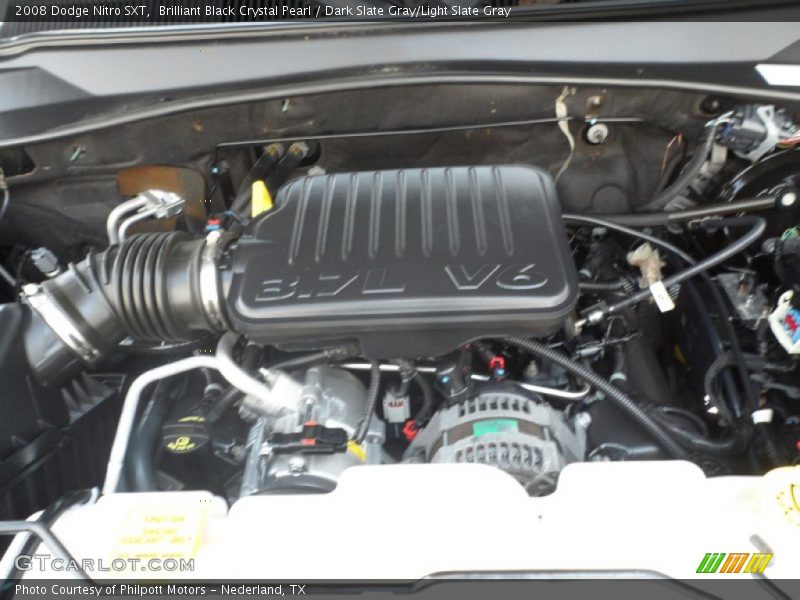 Brilliant Black Crystal Pearl / Dark Slate Gray/Light Slate Gray 2008 Dodge Nitro SXT