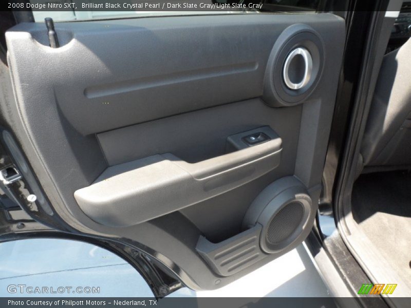 Brilliant Black Crystal Pearl / Dark Slate Gray/Light Slate Gray 2008 Dodge Nitro SXT
