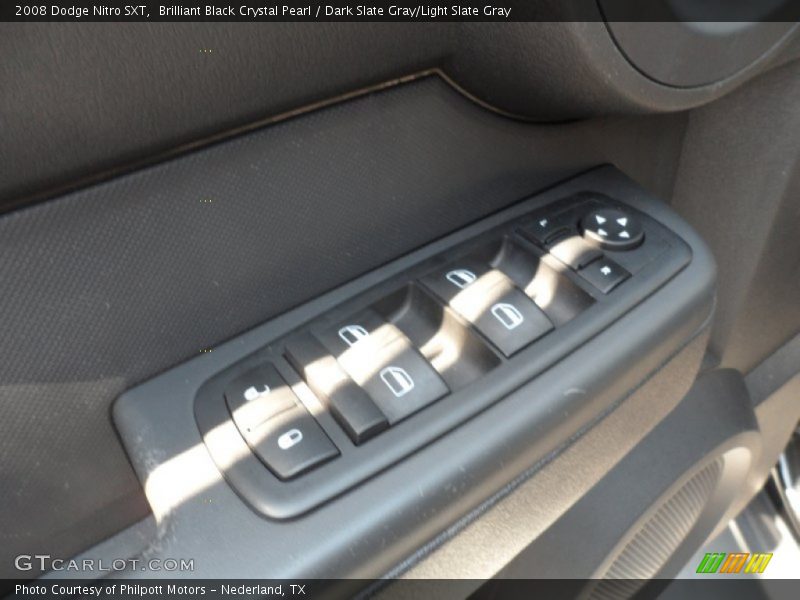 Brilliant Black Crystal Pearl / Dark Slate Gray/Light Slate Gray 2008 Dodge Nitro SXT