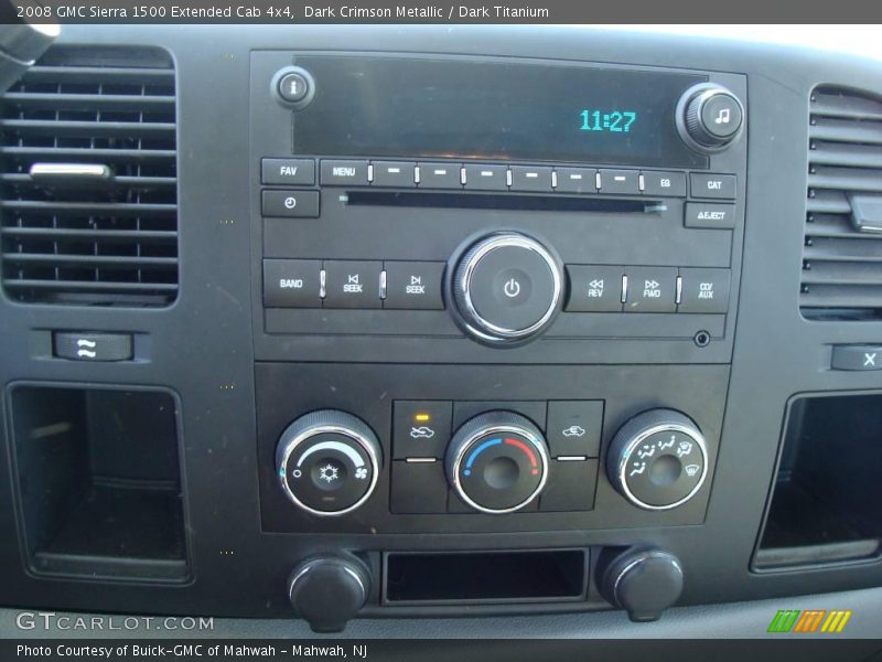 Dark Crimson Metallic / Dark Titanium 2008 GMC Sierra 1500 Extended Cab 4x4