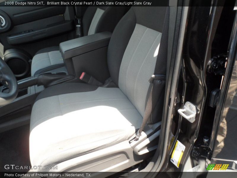 Brilliant Black Crystal Pearl / Dark Slate Gray/Light Slate Gray 2008 Dodge Nitro SXT