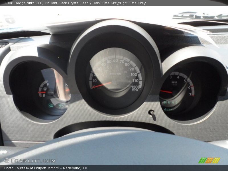 Brilliant Black Crystal Pearl / Dark Slate Gray/Light Slate Gray 2008 Dodge Nitro SXT