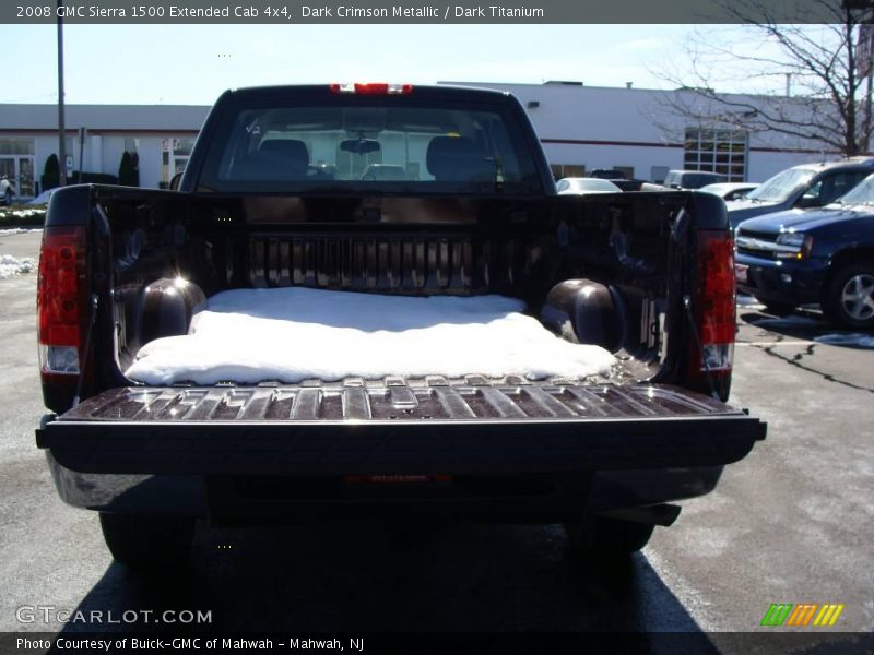 Dark Crimson Metallic / Dark Titanium 2008 GMC Sierra 1500 Extended Cab 4x4