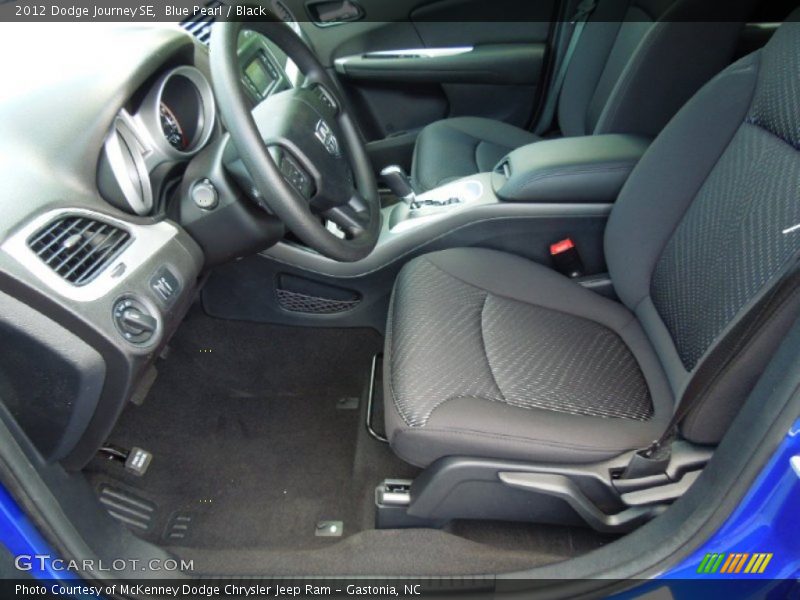  2012 Journey SE Black Interior