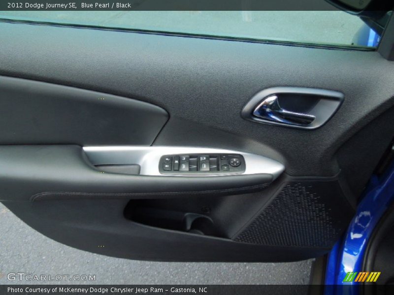 Blue Pearl / Black 2012 Dodge Journey SE